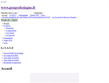 Tablet Screenshot of gorgesdesiagne.fr